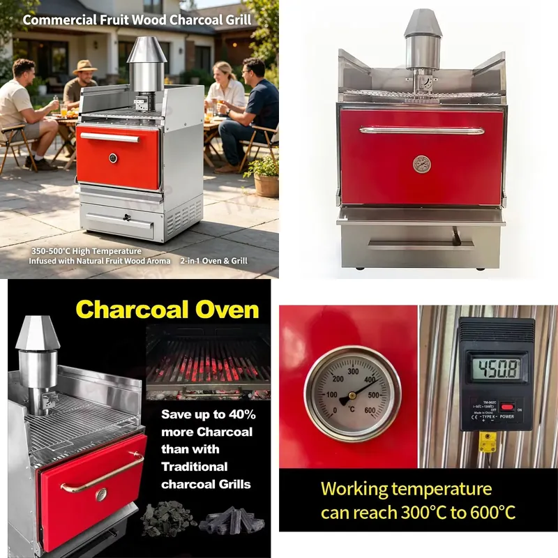 Commercial Kitchen Broiler - Профессиональный высококачественный коммерческий угольный гриль-барбекю YWM