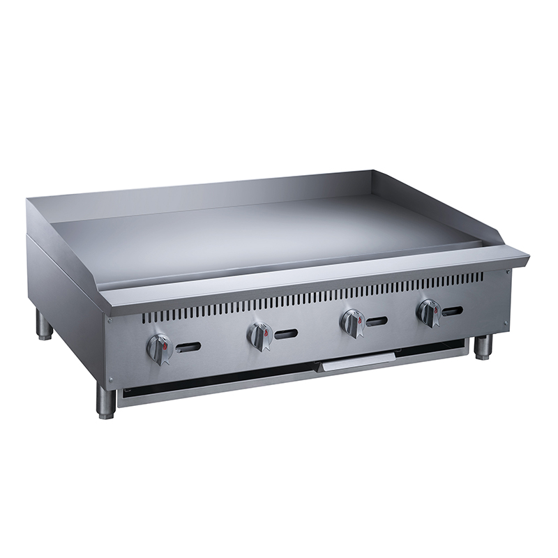Commercial Kitchen Counter - # Профессиональная газовая гриль-плита из нержавеющей
