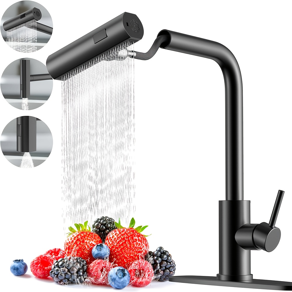 Commercial Kitchen Utensils - 1 шт. черный кухонный смеситель с
