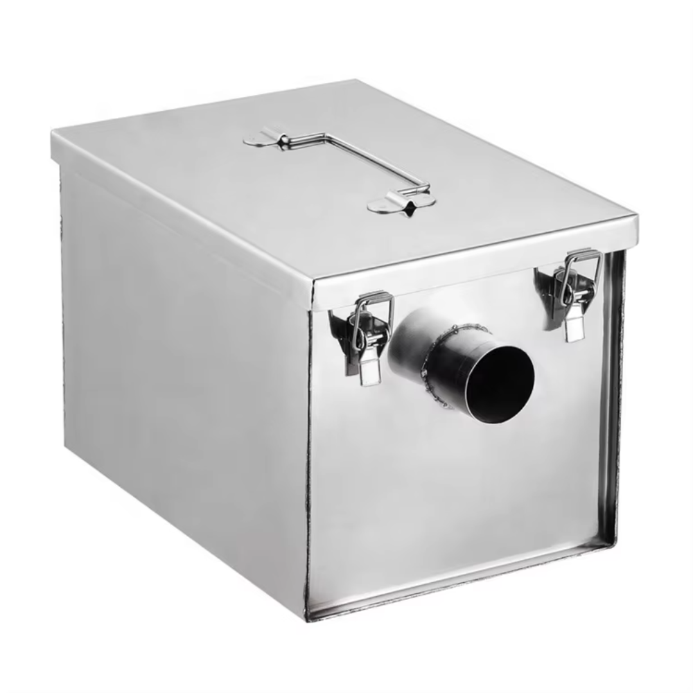 Commercial Kitchen Grease Interceptor - Коммерческий жироуловитель из нержавеющей стали Por