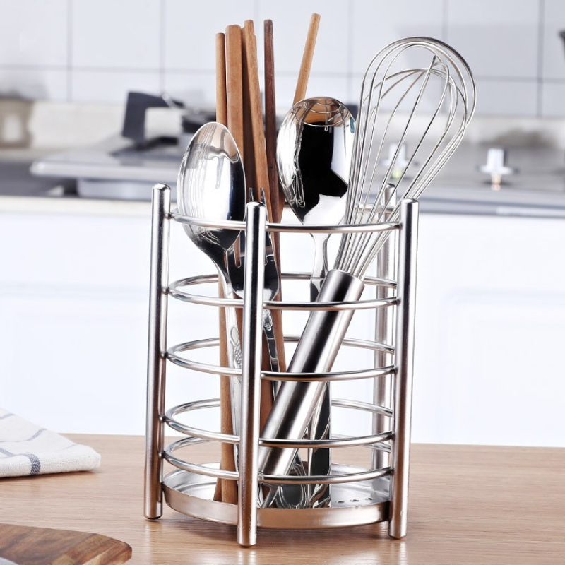 Commercial Kitchen Utensil Storage - Утолщенная подставка для палочек с дренажем,