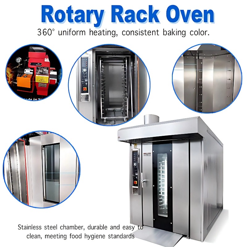 Rotary Bakery Oven - Высококачественная газовая ротационная печь для выпечки