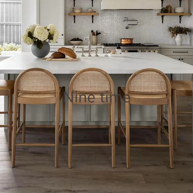 Commercial Kitchen Counter - Стул-барный стул из массива дерева и